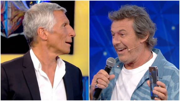 Nagui surpris dans "N'oubliez pas les paroles"