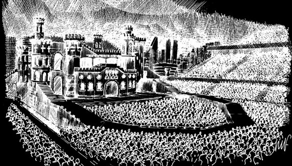 Lady GaGa : la scène de son nouveau spectacle