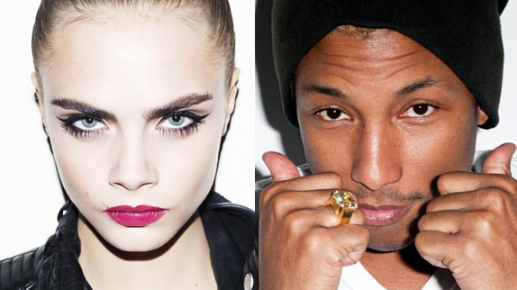 Pharrell travaille avec Cara Delevingne