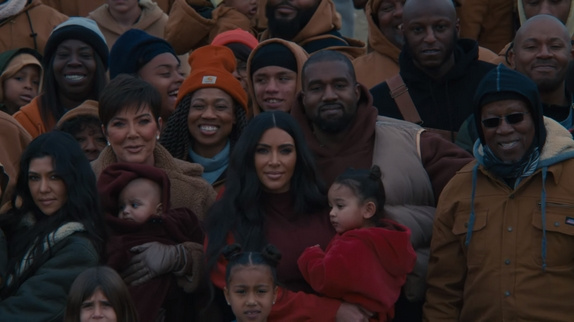 Kanye West et les Kardashian dans le désert