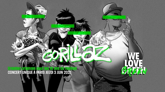 Gorillaz à We Love Green 2021