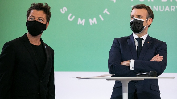 Christophe Maé reçu à l'Elysée