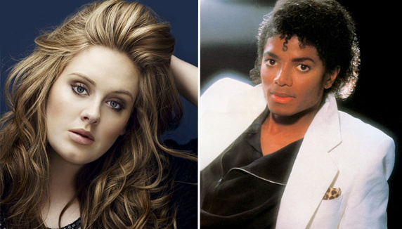 Adele : "21" dépasse "Thriller" au Royaume-Uni