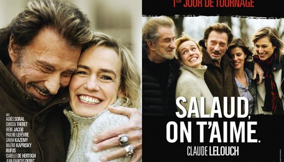 Hallyday et Eddy Mitchell dans le film de Lelouch