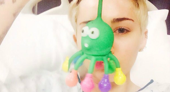 Miley Cyrus hospitalisée
