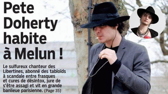 Pete Doherty en Une : c'était un sosie !