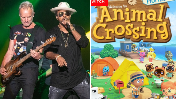 Sting et Shaggy bientôt dans... Animal Crossing