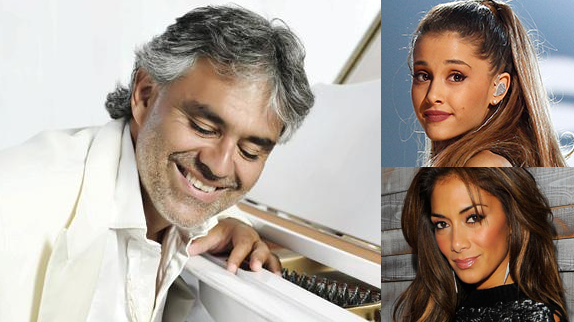 Ariana Grande en duo avec... Andrea Bocelli !