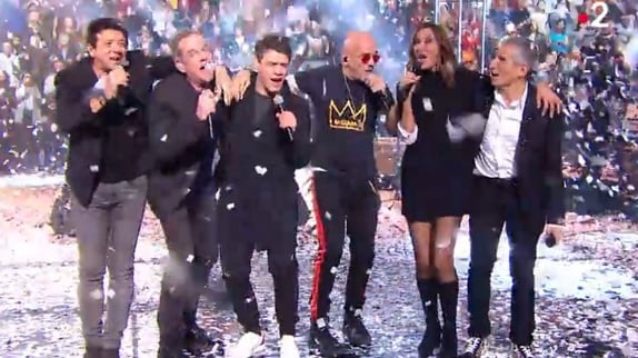 Zazie, Obispo et Bruel chantent "Je te donne"