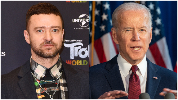 Justin Timberlake : une chanson pour Joe Biden