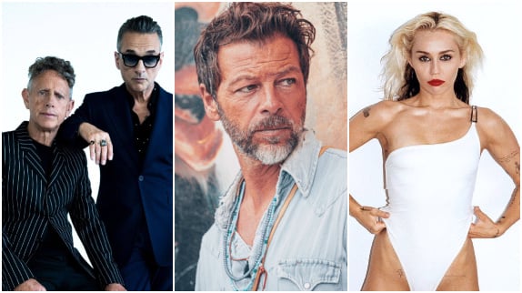 On a écouté : Depeche Mode, C. Maé, M. Cyrus