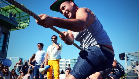Retour en images sur les olympiades vitaminwater au Wanderlust
