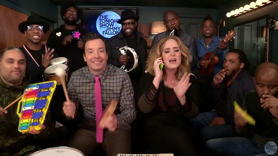 Adele chante "Hello" avec Jimmy Fallon