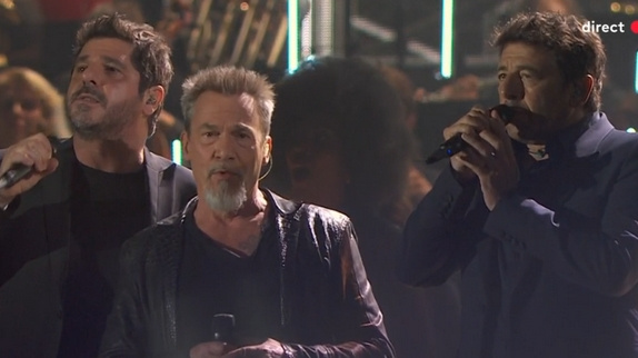 Bruel, Fiori et Pagny reprennent Johnny Hallyday