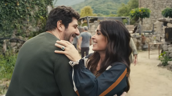Jenifer en Corse pour le projet Corsu Mezu Mezu