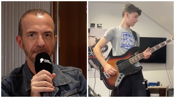 Calogero invite un fan sur scène