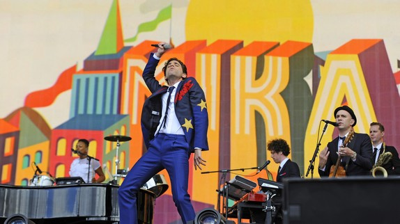 Mika en concert à l'AccorHotels Arena de Paris