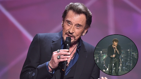Johnny Hallyday chante à Bruxelles (VIDEO)
