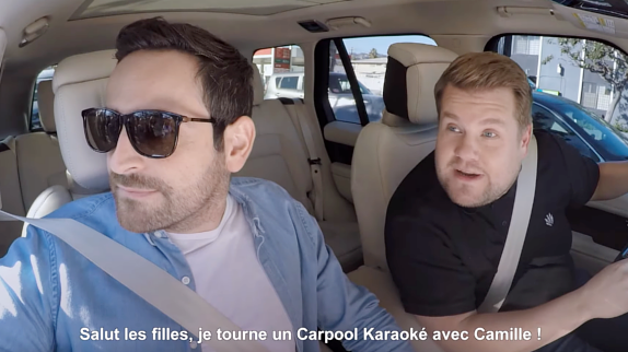 Camille Combal fait son "Carpool Karaoke"