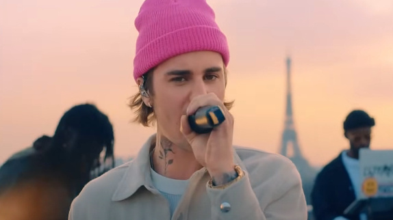 Justin Bieber : un live enregistré à Paris