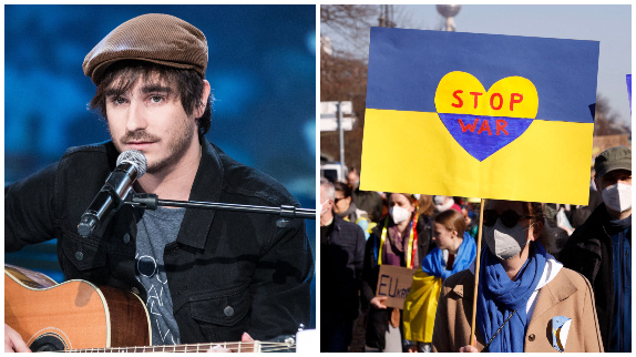 Gauvain Sers : son texte émouvant pour l'Ukraine