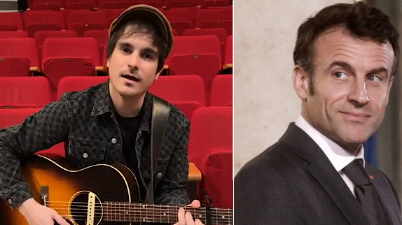 Gauvain Sers dézingue Macron en chanson