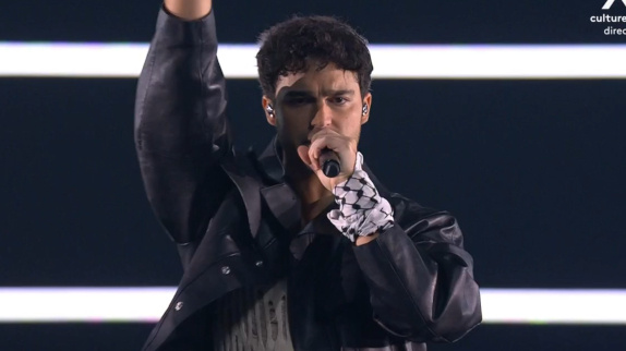 Eurovision : un geste pro-palestinien sur scène