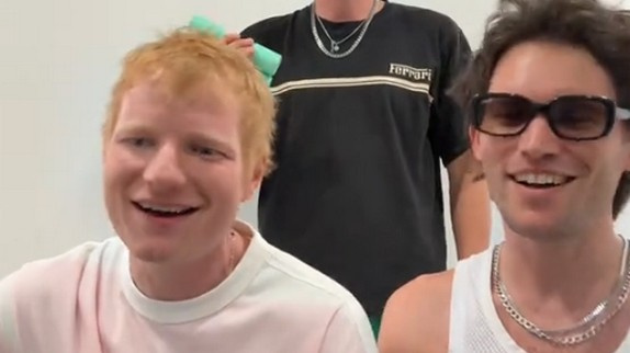 Ed Sheeran reprend son dernier tube en français