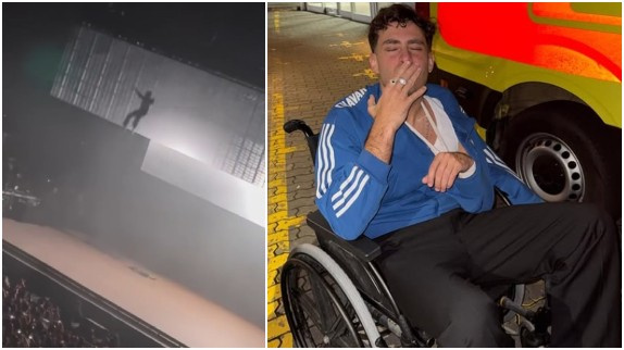 Cet artiste fait une chute de 20 mètres en plein concert