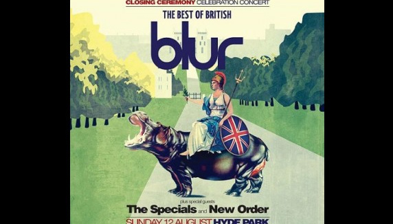 Blur en concert de clôture pour les J.O. à Londres