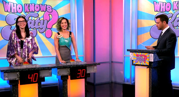Quand Katy Perry joue à un quizz sur elle-même...