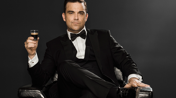 Robbie Williams chante "Bully" pour Café Royal