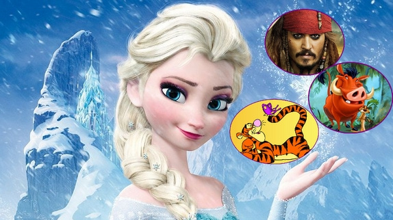 "La Reine des Neiges" avec 21 voix Disney !