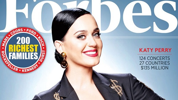 Katy Perry, artiste la mieux payée en 2015