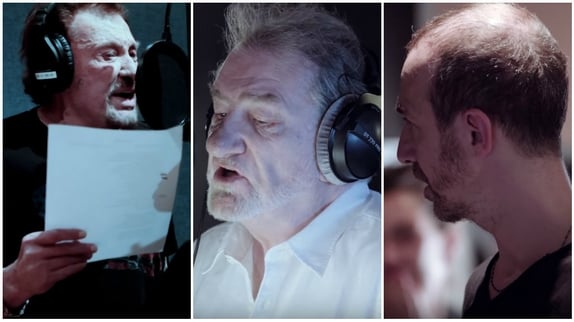 Eddy Mitchell invite Johnny, Calogero...
