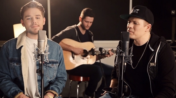 Mathieu Canaby et Dante Thomas en acoustique