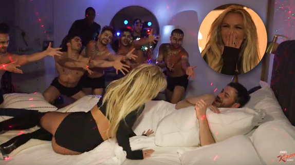 Britney Spears piège Jimmy Kimmel
