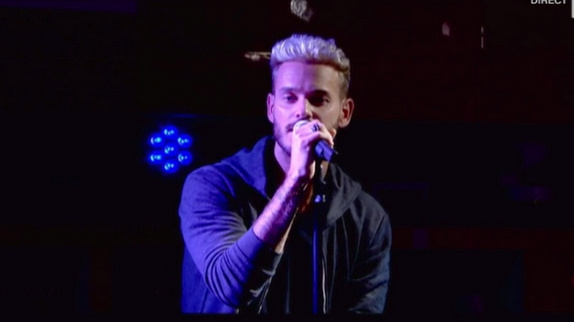 M Pokora reprend "Comme d'habitude" en live