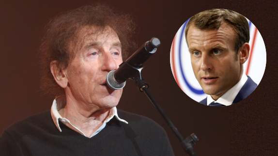 Alain Souchon encense Emmanuel Macron