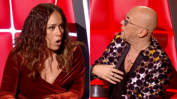 "The Voice" : clash entre Amel Bent et Obispo