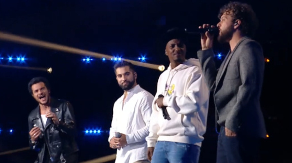 Soprano et Kendji chantent JJ Goldman