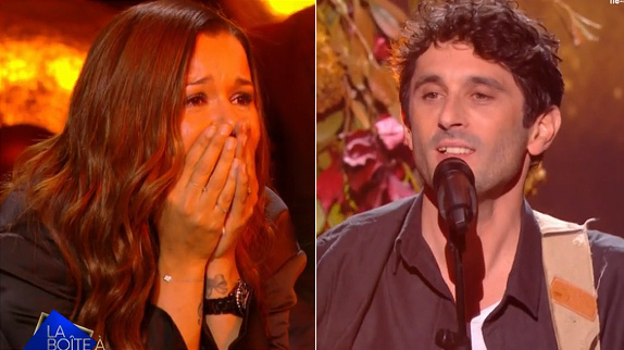 Chimène Badi en larmes dans "La boîte à secrets"