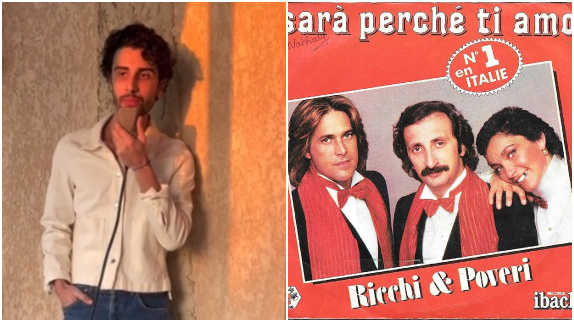 Foé reprend "Sarà perché ti amo" en français