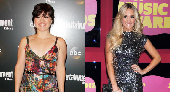 Kelly Clarkson passe devant Carrie Underwood