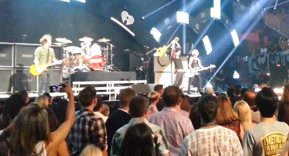Green Day : énorme dérapage lors d'un concert