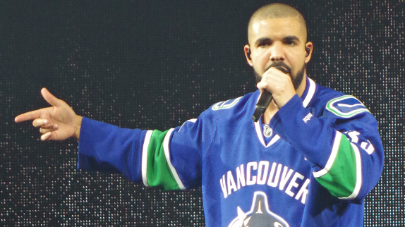 Drake à l'AccorHotels Arena en mars 2017