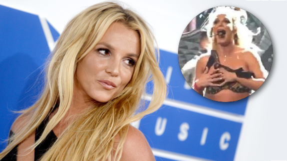 Britney Spears : petit incident sur scène !