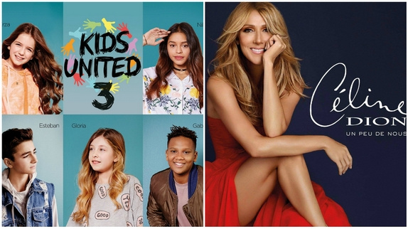 Top Albums : Kids United détrône Céline Dion