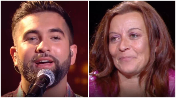 Kendji émeut Sophie Davant dans "La lettre"