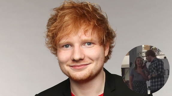 Ed Sheeran fait une surprise à une fan (VIDEO)